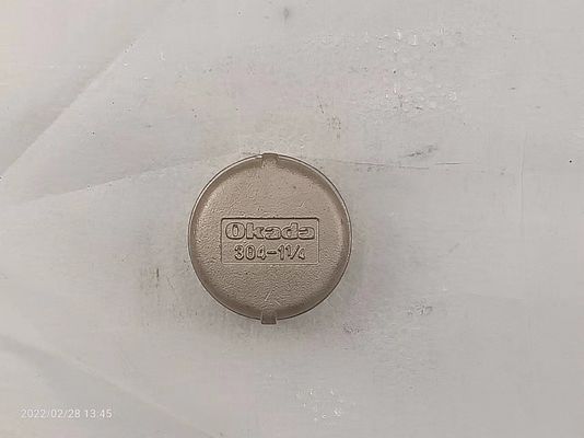 3/8 นิ้ว 316L สแตนเลสฝาท้ายท่อ 5x5 Sch 40 เกลียว