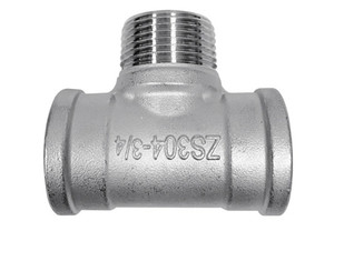 เคมี 316L ท่อเหล็กสแตนเลสที NPT เธรด SS ลด Tee ANSI Standard