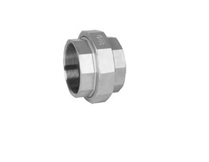 3/4 นิ้ว 316L ข้อต่อท่อสแตนเลส Union Coupling BSP NPT เธรด ANSI Standard